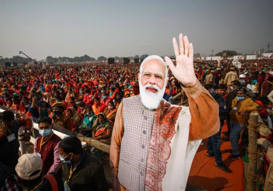 Indian PM Modi Visits Allahabad