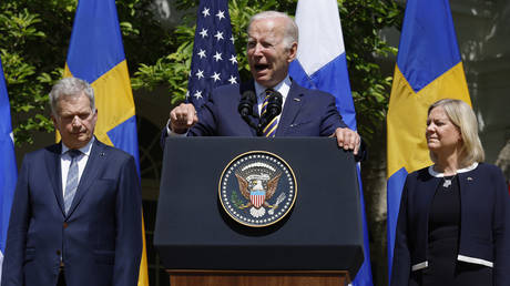 Biden with the leaders of Finland and Sweden © Getty Images / Chip Somodevilla