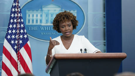 FIle photo: White House press secretary Karine Jean-Pierre