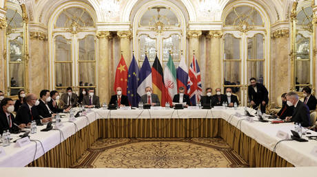 FILE PHOTO:  The Joint Comprehensive Plan of Action (JCPOA) Joint Commission meets in Vienna, Austria, on December 17, 2021.