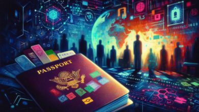 Cyber-Borders: The Rise of Counterfeit Visa Stickers on the Dark Web