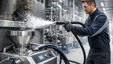 Restoring Manufacturing Equipment with Dry Ice Blasting