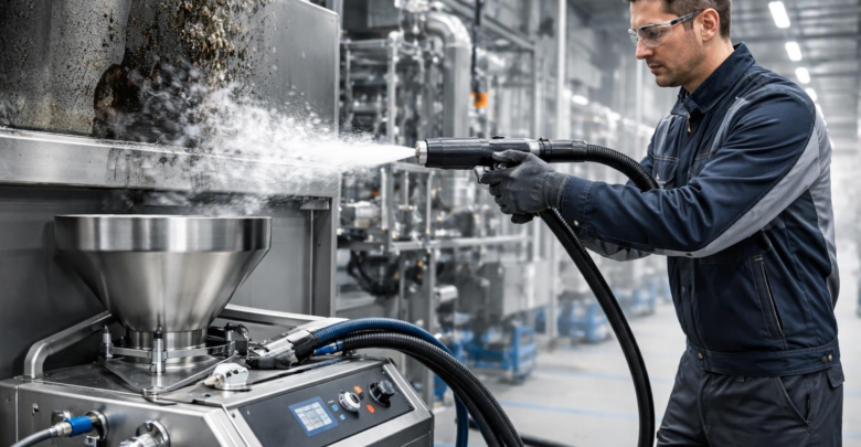 Restoring Manufacturing Equipment with Dry Ice Blasting