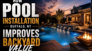How Pool Installation Buffalo NY Improves Backyard Value