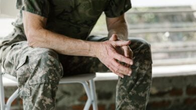 Photo by RDNE Stock project: https://www.pexels.com/photo/man-in-green-and-brown-camouflage-shirt-7468215/