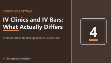 IV Clinics and IV Bars: What Actually Differs
